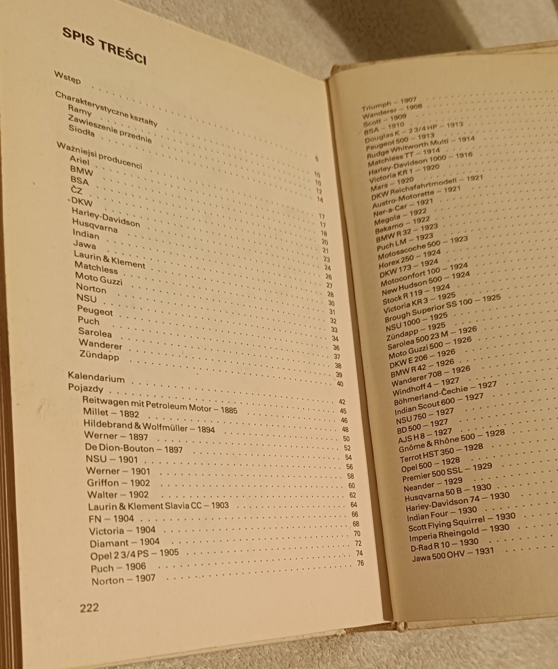 Książka "Stare Motocykle" Porazik Tarczyński 1984 rok twarda oprawa