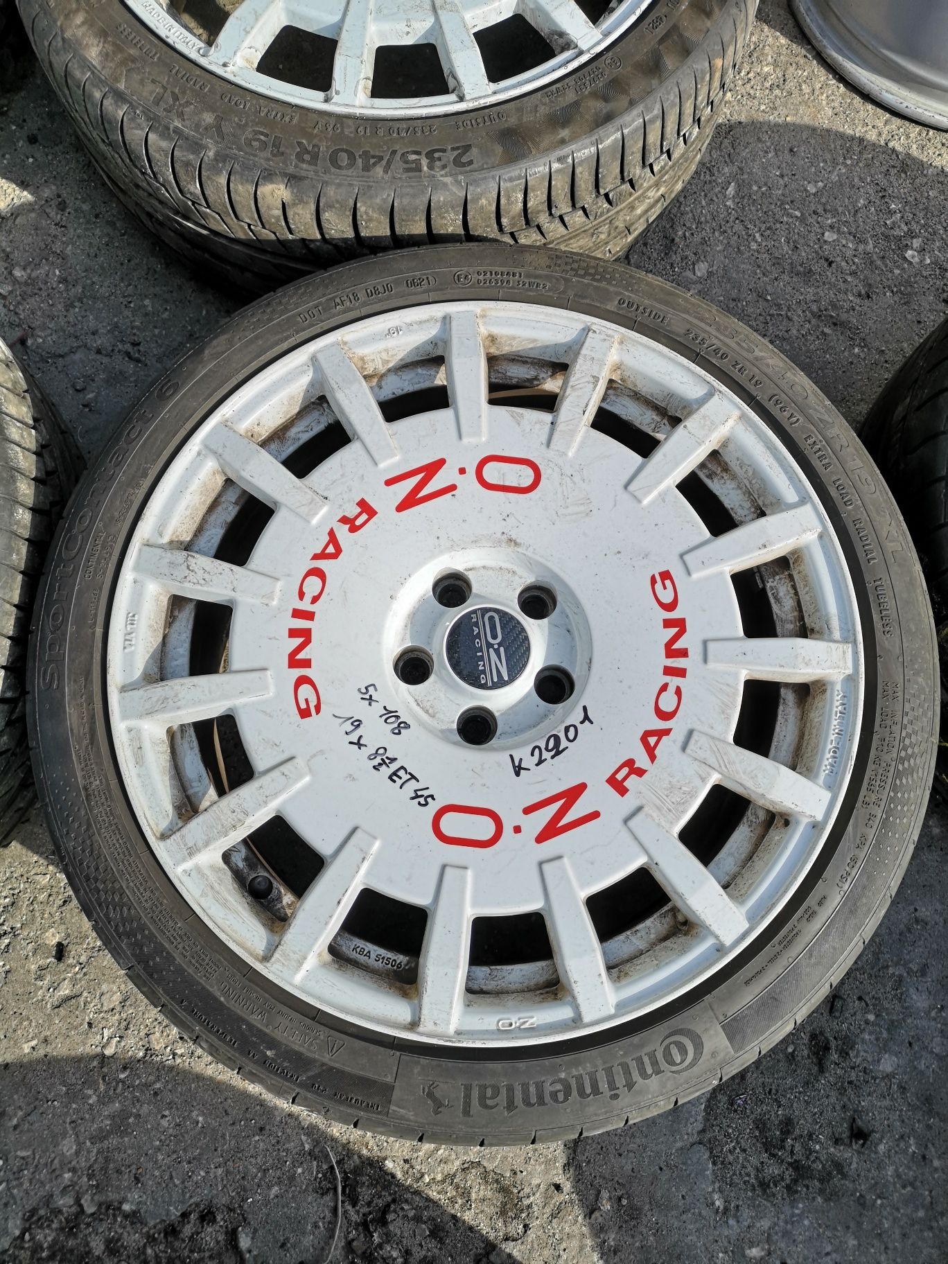 Felgi aluminiowe 5x108 19x8,5j et45 Ford RS Peugeot OZ Rally
