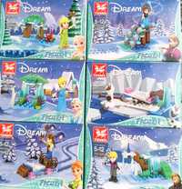 Nowe klocki zestaw Frozen Elsa Anna Olaf kristoff kompatybilne z Lego