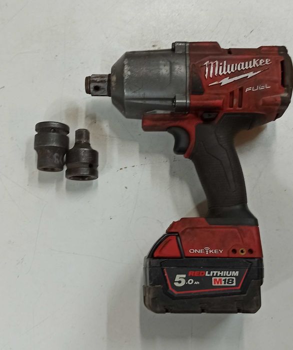 Klucz udarowy MILWAUKEE M18 ONEFHIWF34 + aku 5AH, ładowarka  Raków