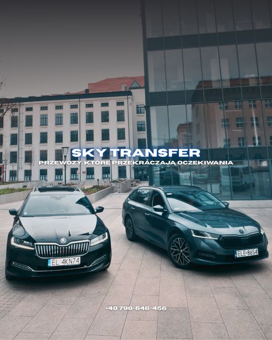 Transfery, Bus 9 osobowy, Auta osobowe.