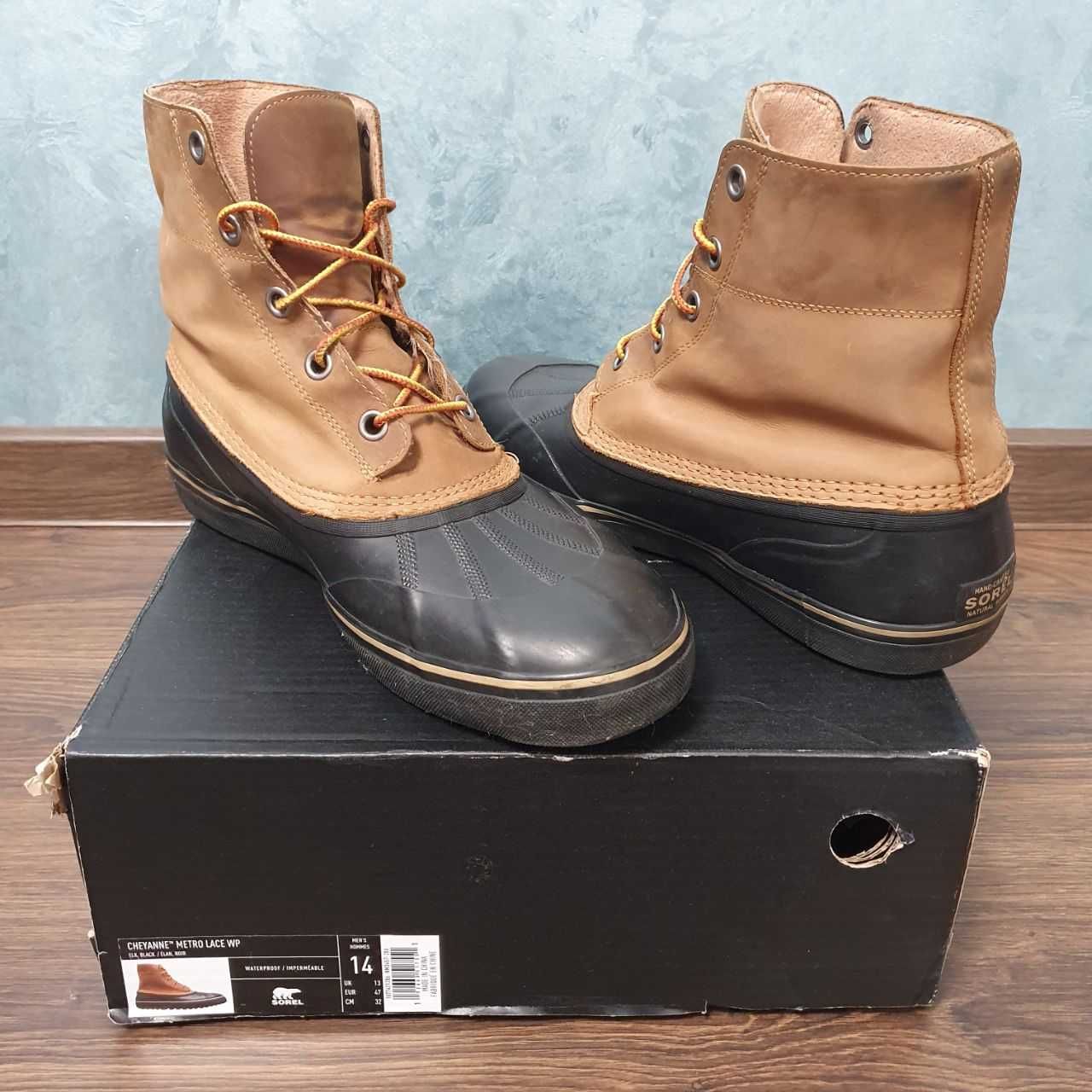 Черевики SOREL Cheyanne Metro Lace Waterproof Boot Size US14 32см