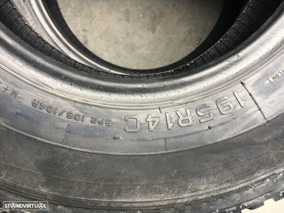 2 pneus recauchutados 195/14c - entrega grátis