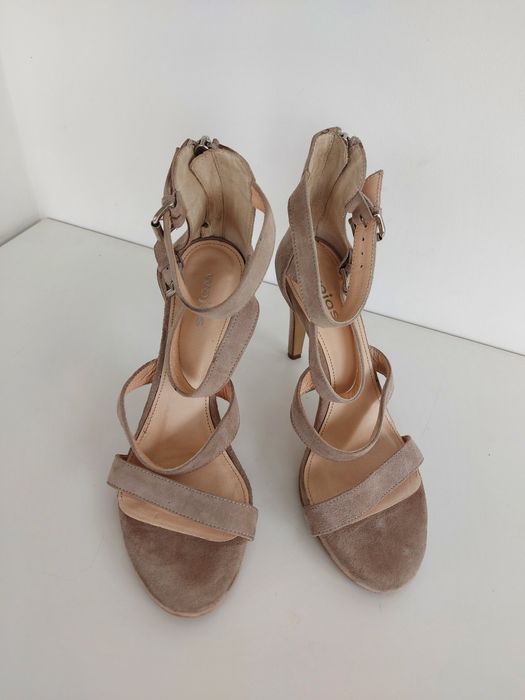 Buty sandały skórzane Wojas w rozmiarze 38