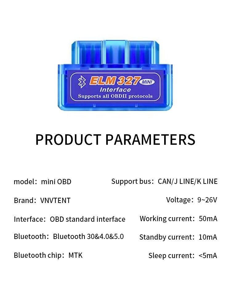 Mini Interface ELM327 Diagnóstico Falhas (+ CD)