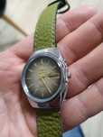 Orient Crystal 21 jewels - pasek zielony
