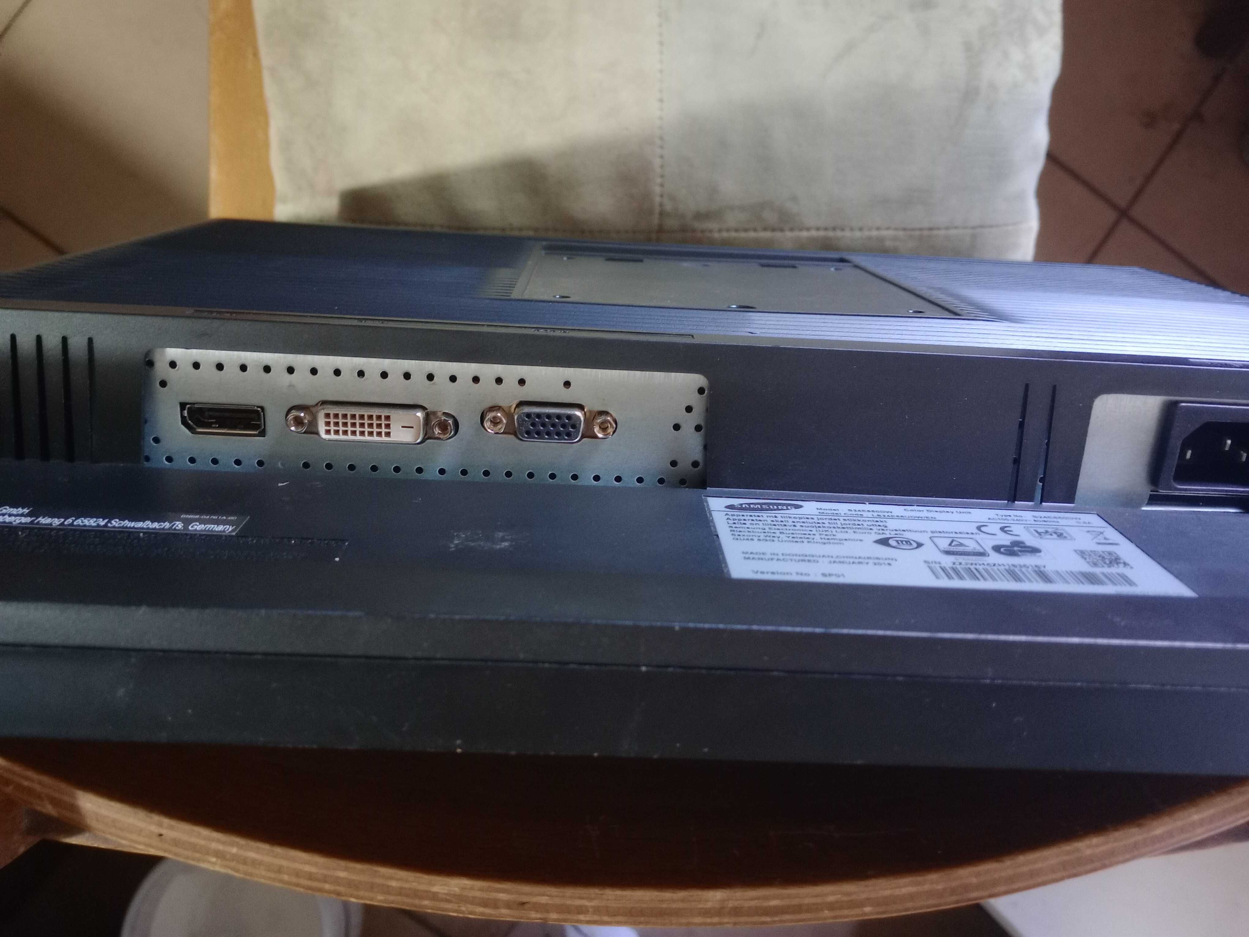 monitor samsung model s24 e650dw