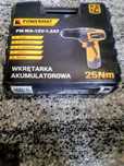 Wiertarko-wkrętarka Powermat 12V./25Nm