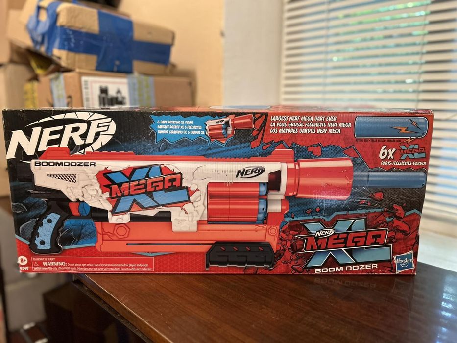 NERF Mega XL Boom Dozer Blaster. Автомат.Оружие