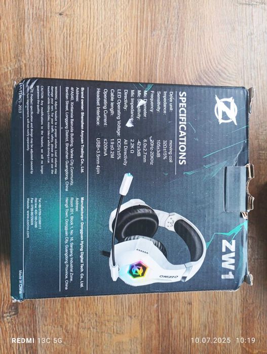 Dla Graczy Słuchawki Gamingowe PS4 PS5 PC 3D Dźwięk Mikrofon RGB