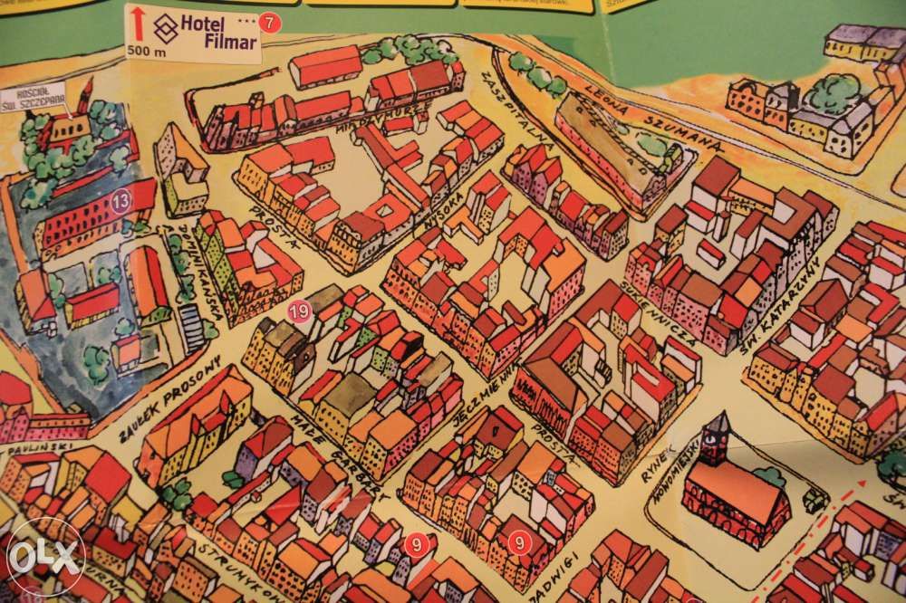 Toruń-plan starówki-mapa-894