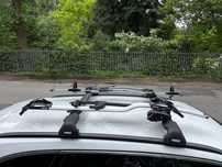 THULE-zestaw bagażników rowerowych (Audi, Volvo). Komplet na 2 rowery.