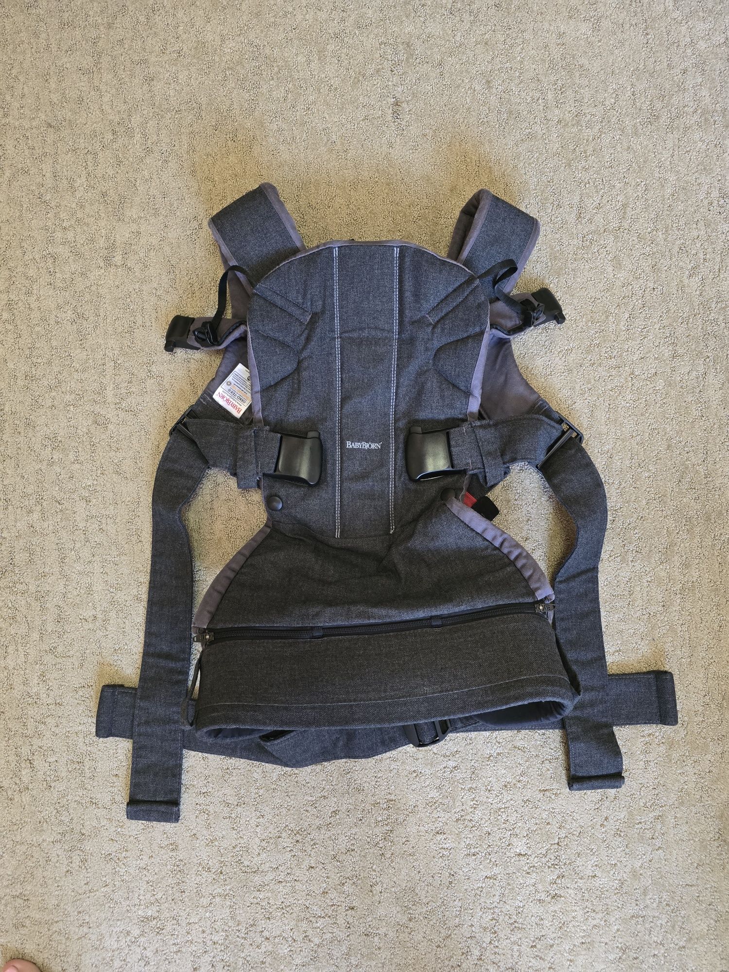 Рюкзак-кенгуру для немовлят BabyBjorn ONE Denim Grey