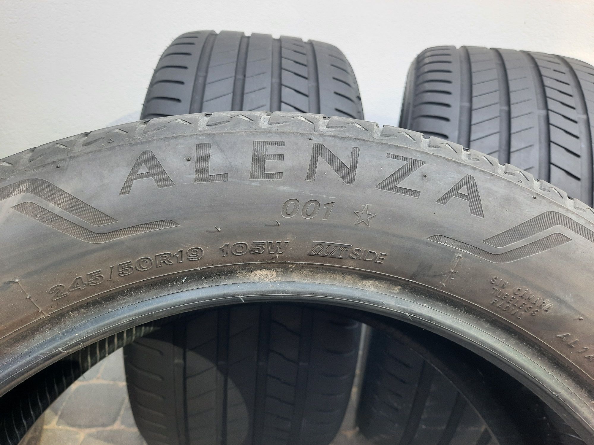 2 opony 245/50 R19 105w Bridgestone Alenza 001  6mm