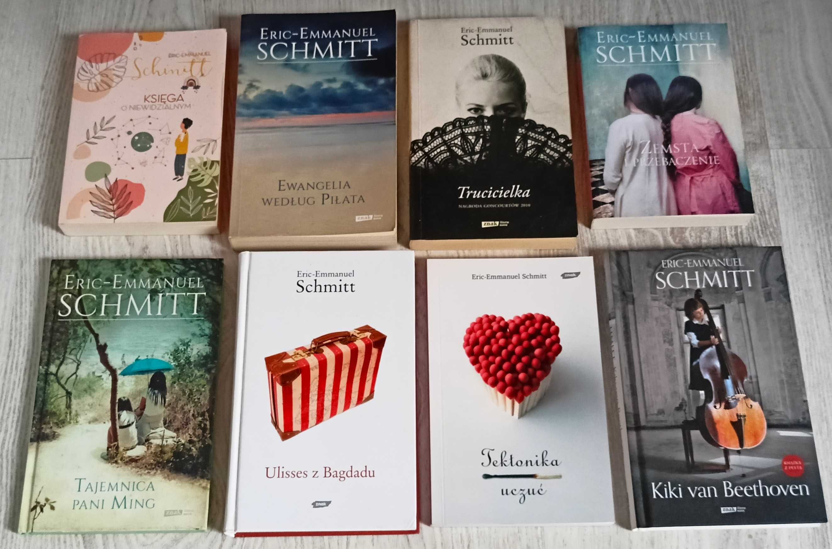 Schmitt Trucicielka Kiki van Beethoven Ulisses Ewangelia według Piłata