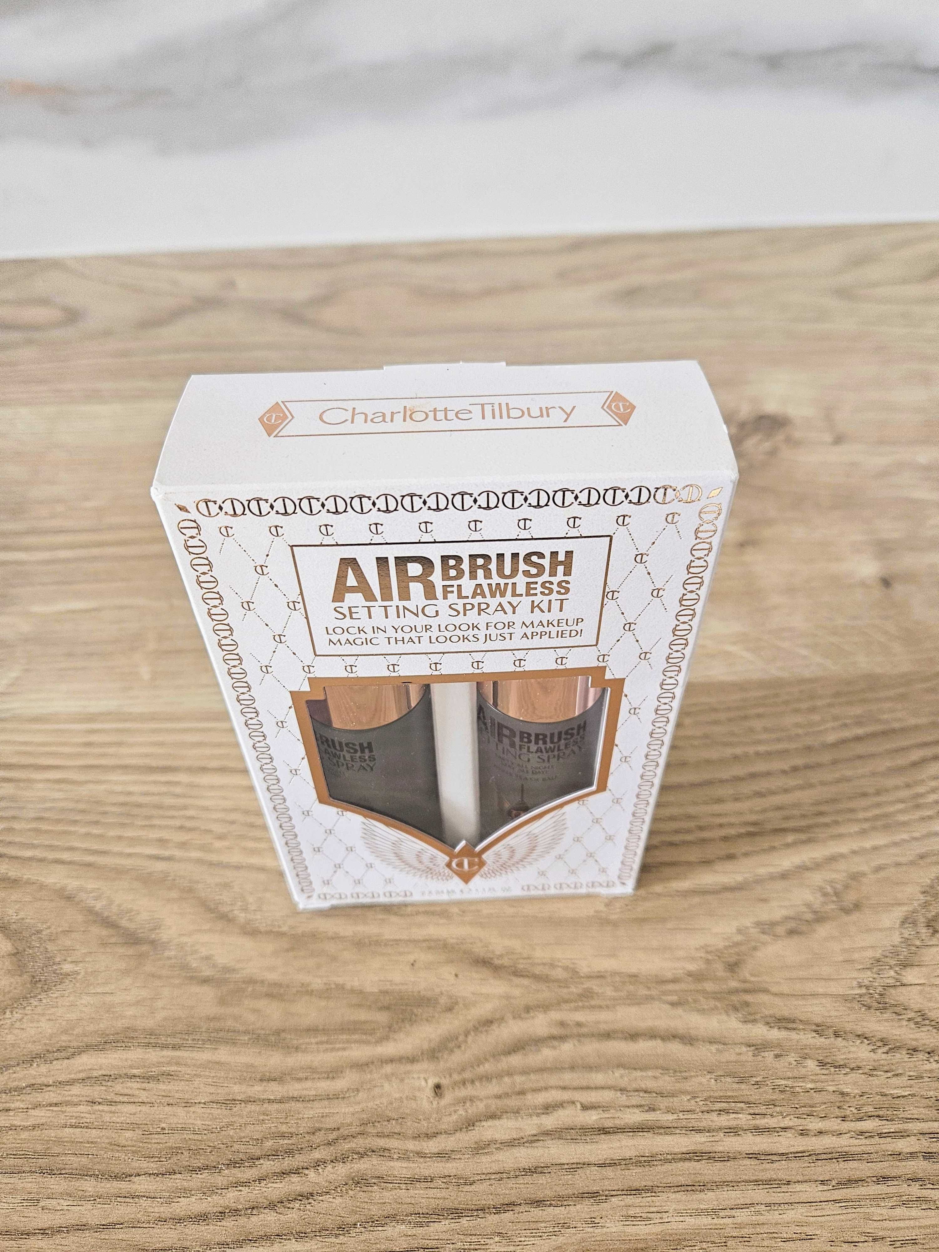 CHARLOTTE TILBURY Airbrush Flawless Setting Spray Kit zestaw 2 mgiełki