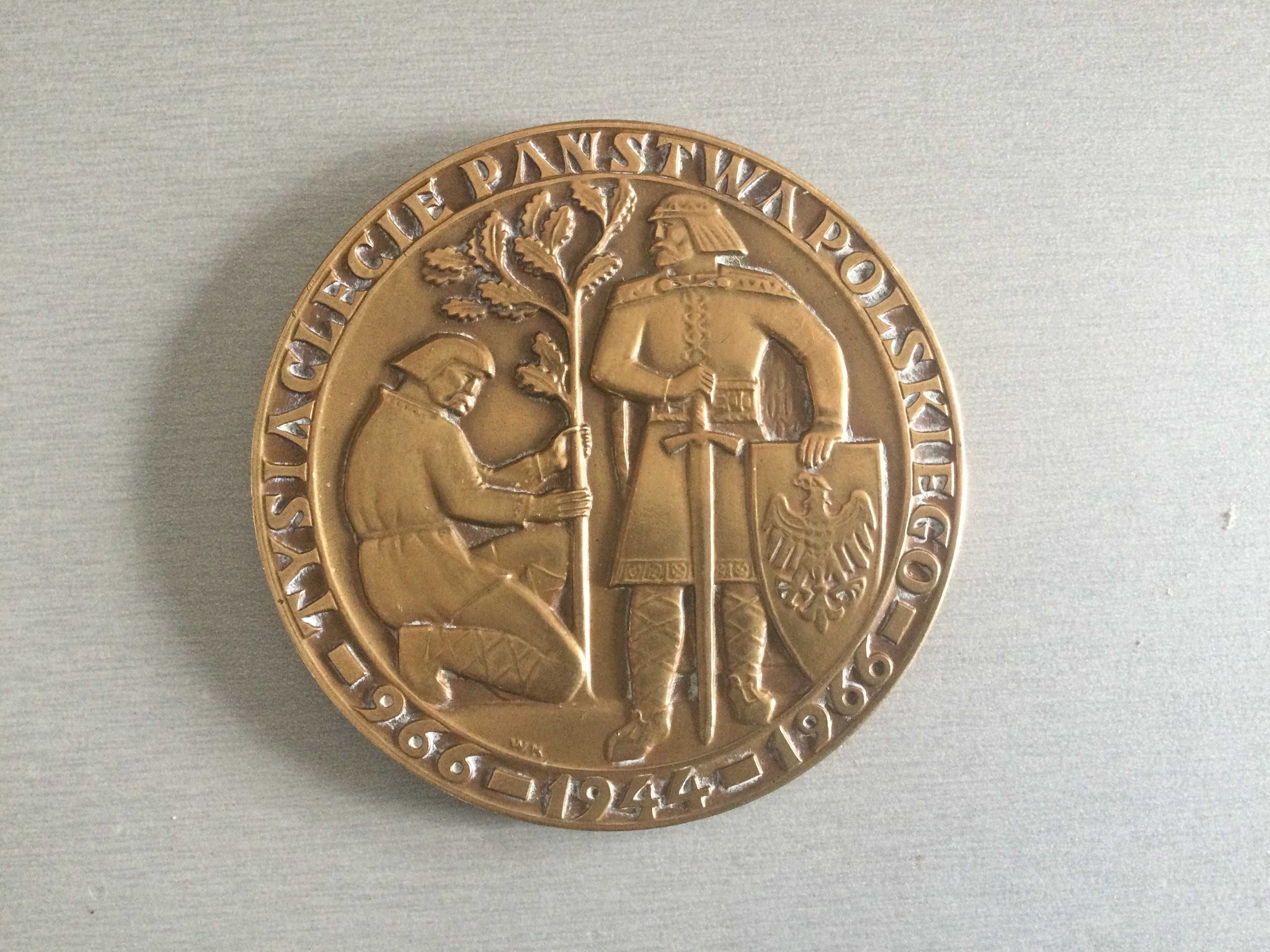 Medal kolekcjonerski Tysiąclecie Państwa Polskiego 1966