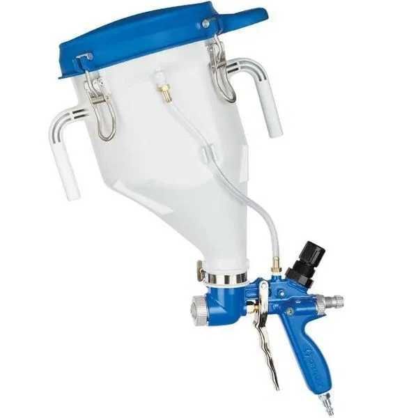 Pistolet tynkarski do struktury, szpachli, HOPPER Graco FastFinish