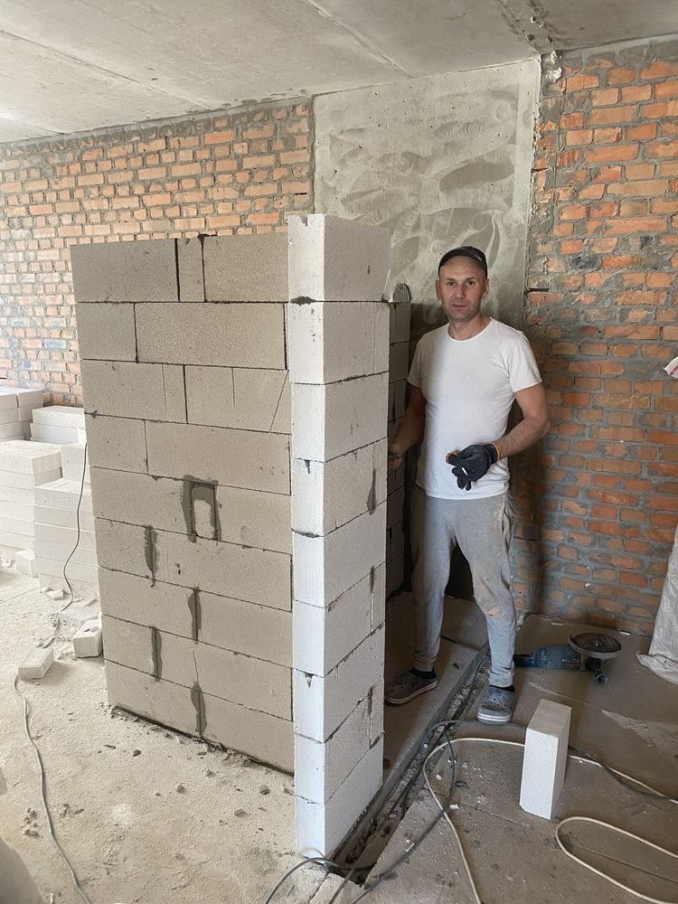 Муляр , виконую роботи !