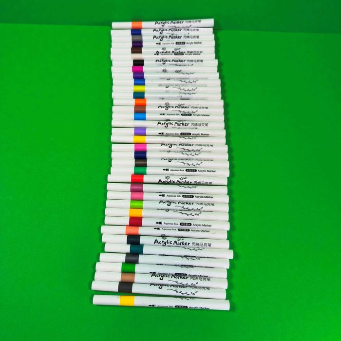 Маркеры фломастеры акриловые новые 36 шт