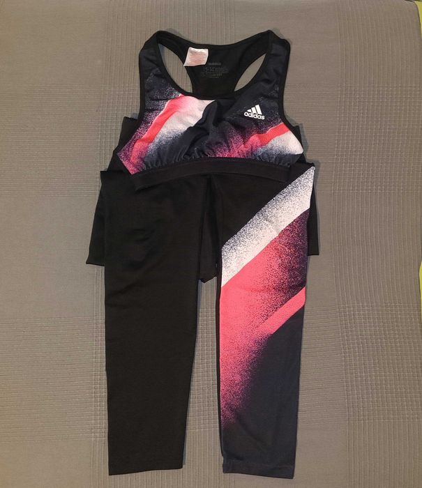 Conjunto de Top e Leggings de Ginástica Menina, 13-14 anos (164 cm)