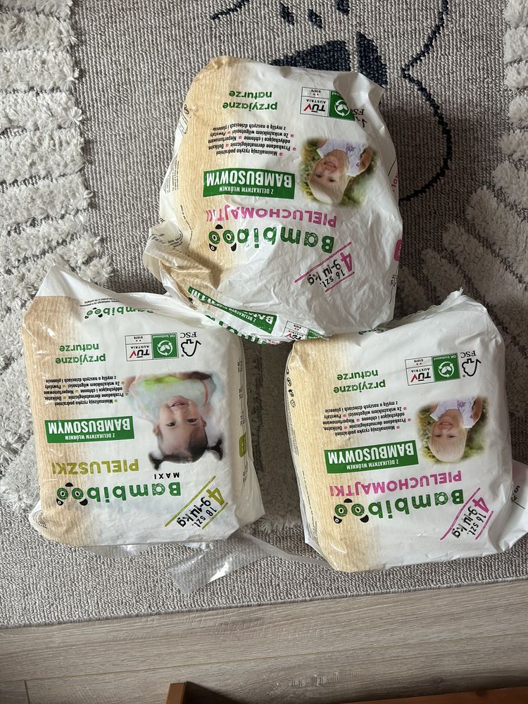 Pampersy i pieluchomajtki bambiboo 4