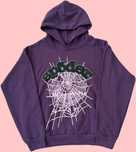 Sp5der Web Hoodie Purple