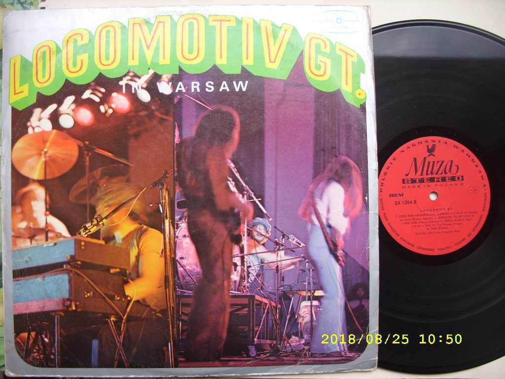 18. Plyta gramofonowa; Locomotiv Gt in Warsow,1976 rok.