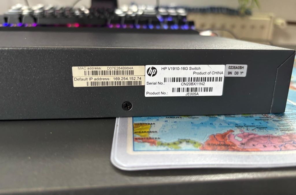 Switch HP V1910-16g je005a