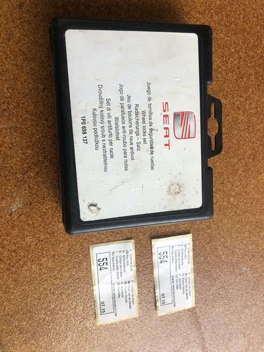 Jogo porcas de segurança originais Seat