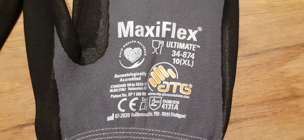 20 par Rękawice robocze MaxiFlex Ultimate 34-874 rozmiar 8 M