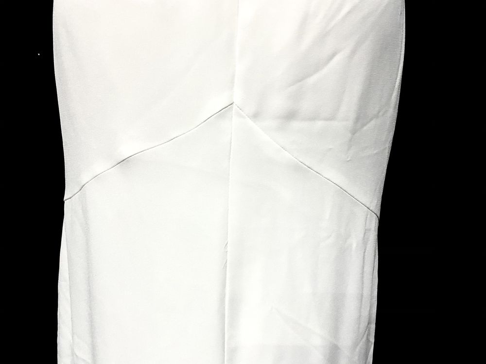 (94) Piękna suknia ślubna r.36 szyfon nowa BOHO biała