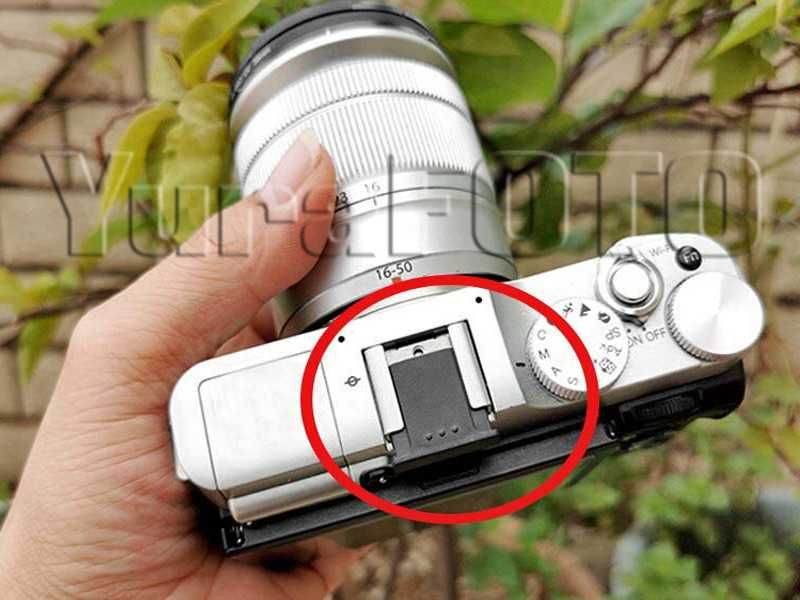 Крышка на горячий башмак Fujifilm заглушка вспышки Fuji Металл пластик