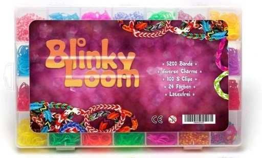Gumki do robienia bransoletek DIY haczyki łączniki zestaw 5200 szt