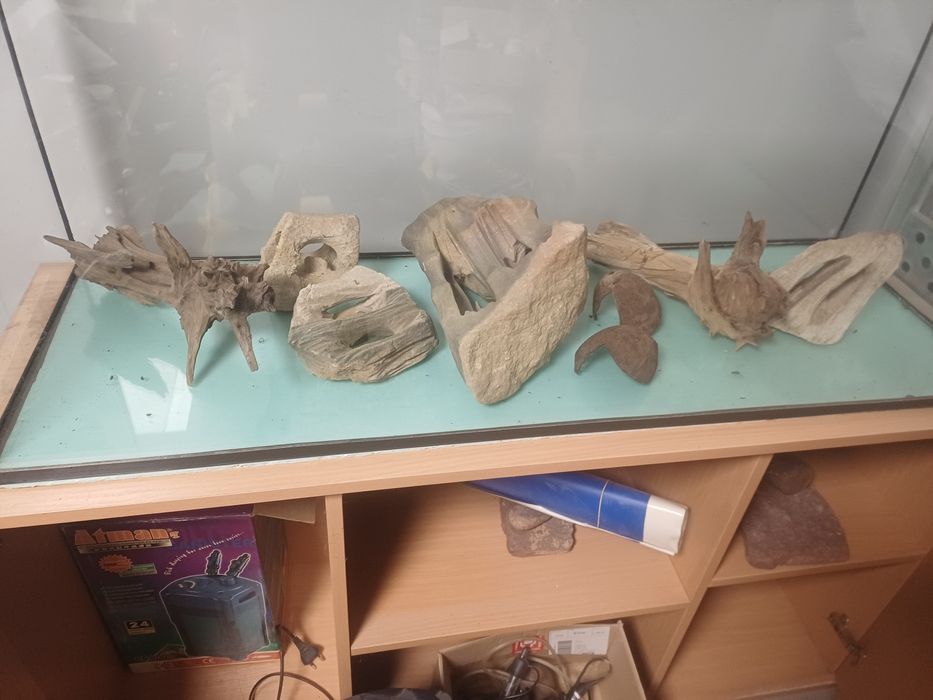 Akwarium 240L  cały zestaw  dużo dodatków