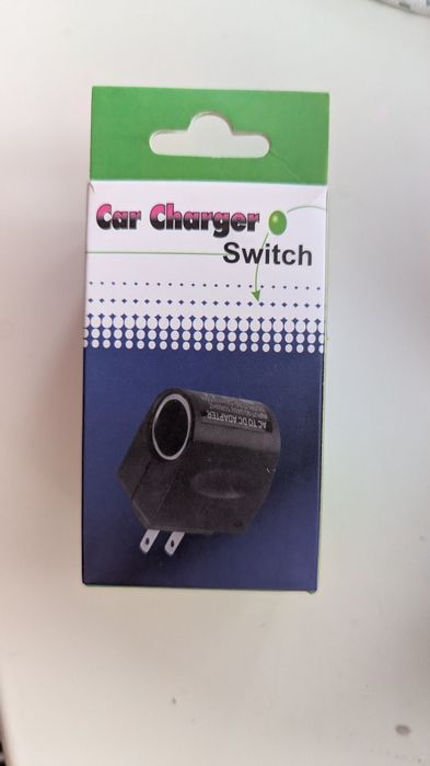 Переходник / адаптер сети 220V → прикуриватель 12V
или
Сетевой адаптер