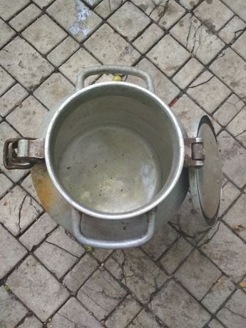 Бидон алюминиевый 40 литров ёмкость для воды и пищевых продуктов
