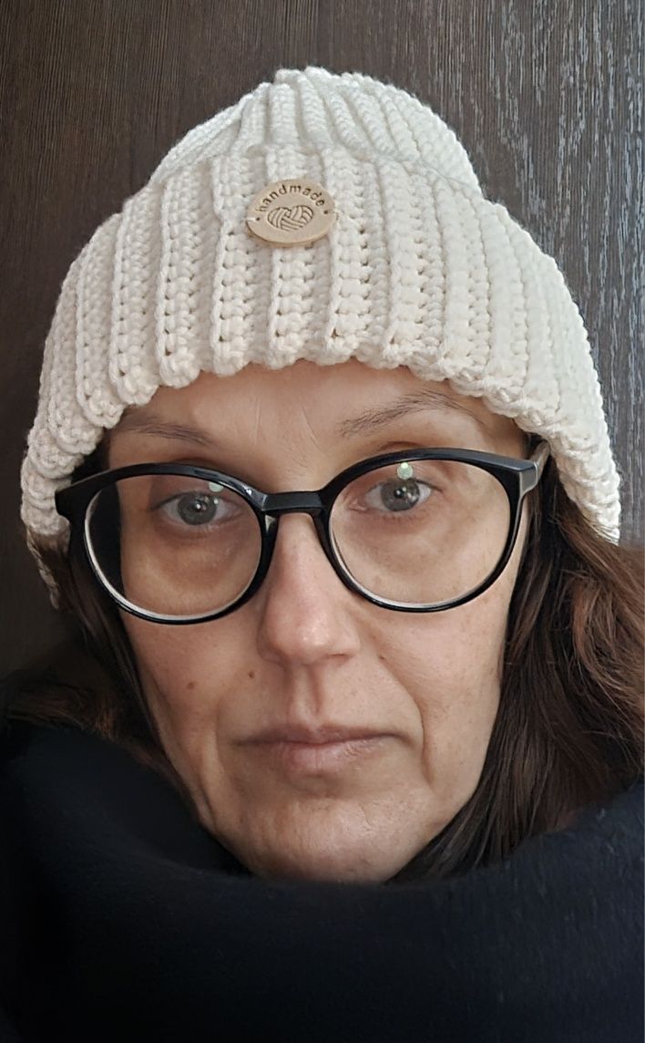 Czapka beanie 100% wełna merynos