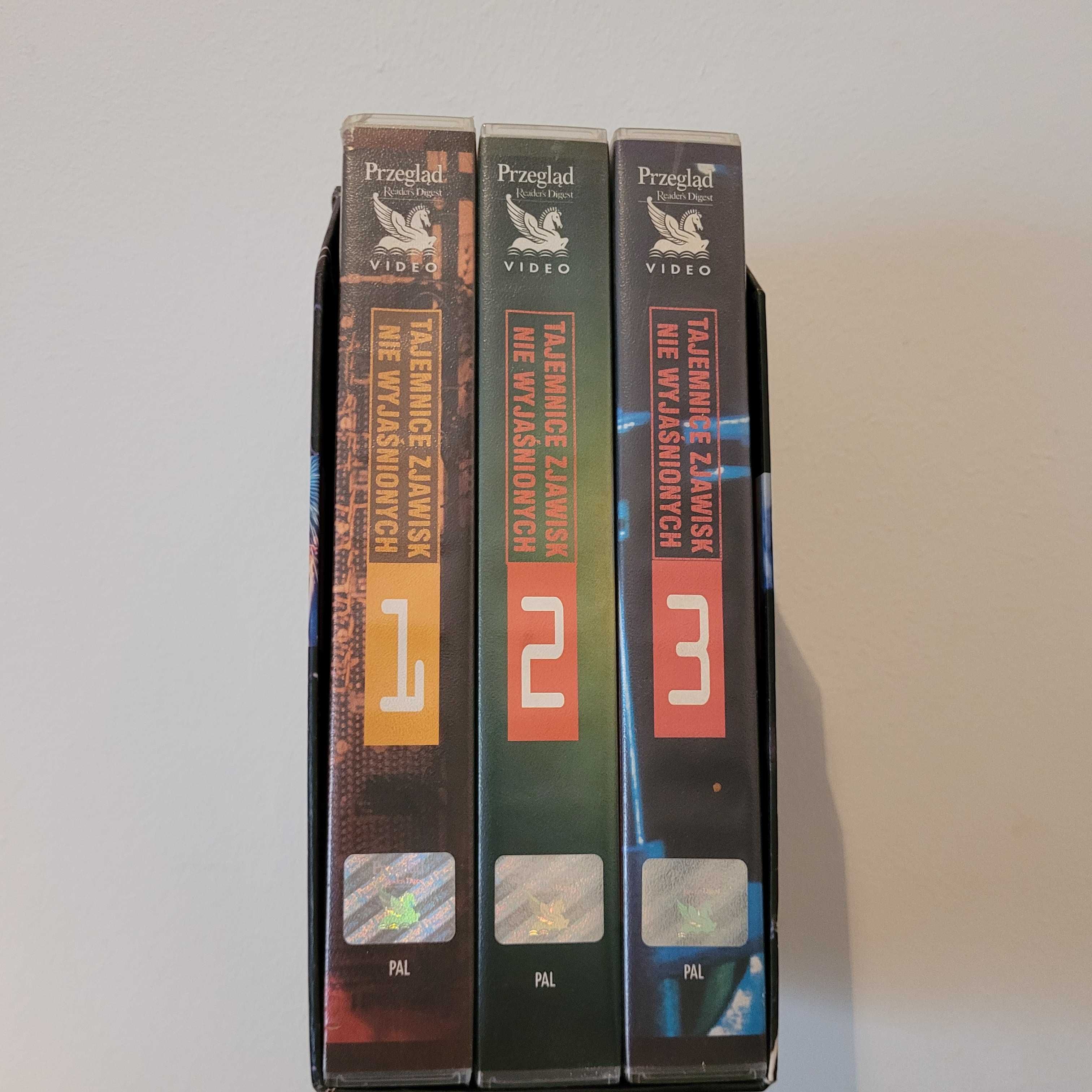 Tajemnice zjawisk nie wyjaśnionych. 3 części, video VHS