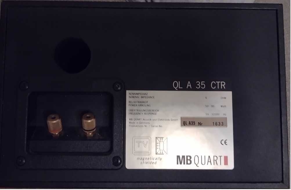 Głośniki do kina domowego MB Quart QL A 55 i QL A 35 CTR 70 W 2.1