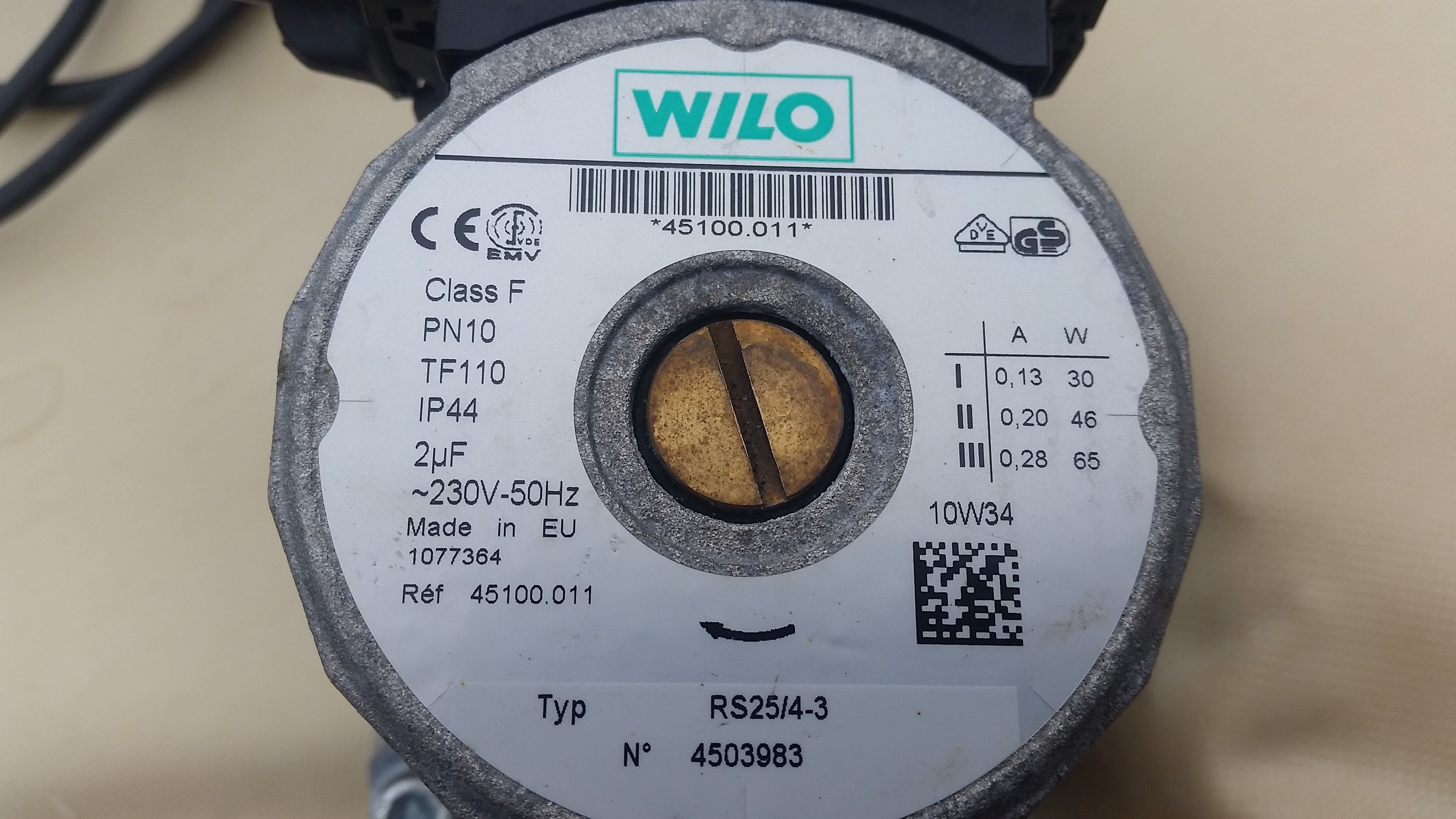 Pompa C.O. Wilo RS 25/4-3 180mm