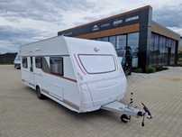 Nowa Przyczepa Kempingowa Burstner Premio 530TL XCAMP Hobby Adria