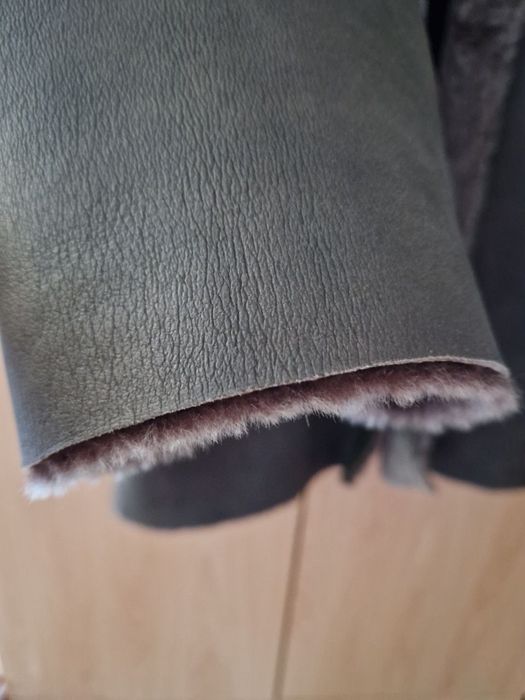 Дубленка чоловіча, зимова куртка, натуральна, шкіра