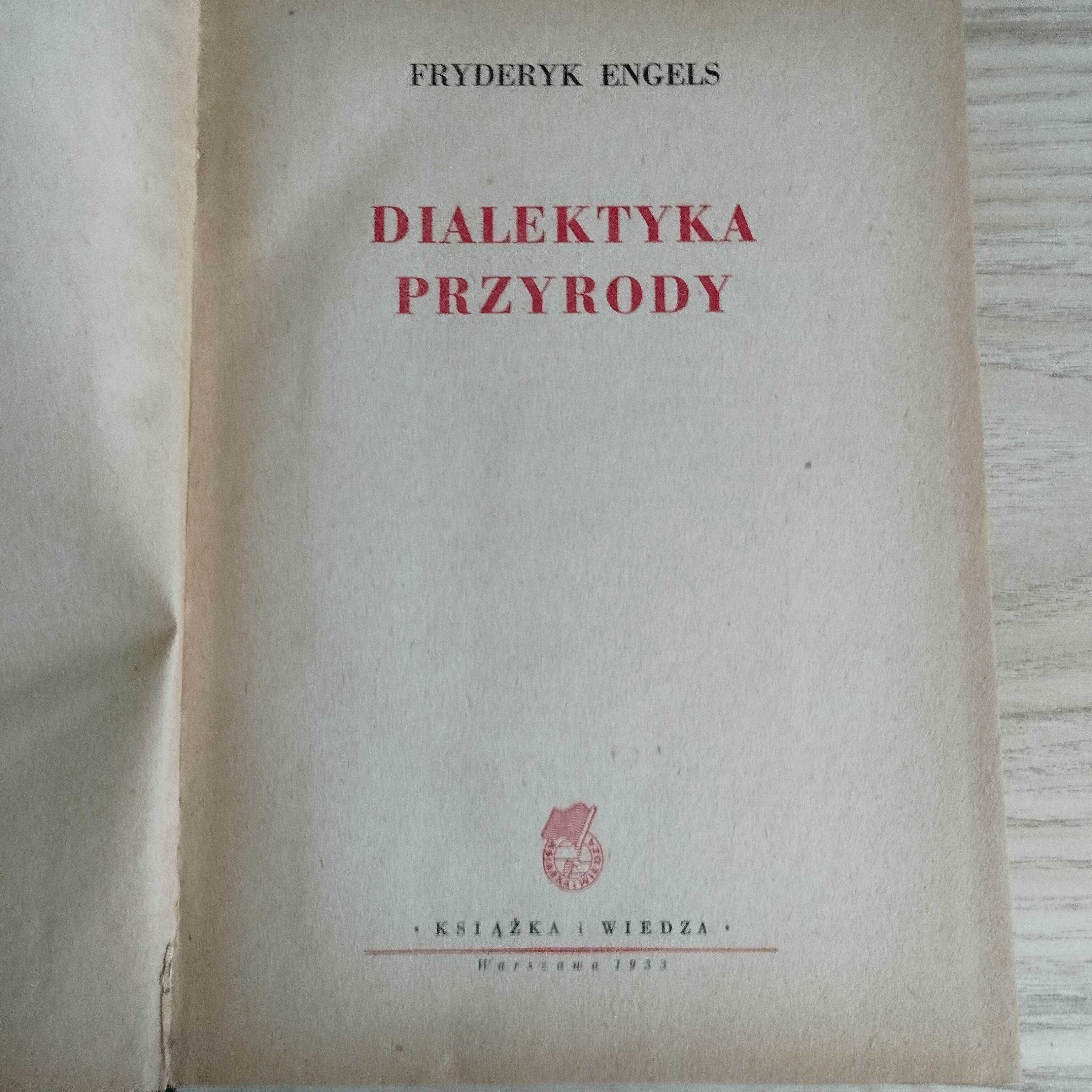Dialektyka przyrody Fryderyk Engels 1953