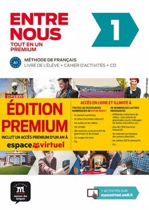 Entre Nous 1 Podręcznik Z Ćwiczeniami Premium Praca Zbiorowa Nowa