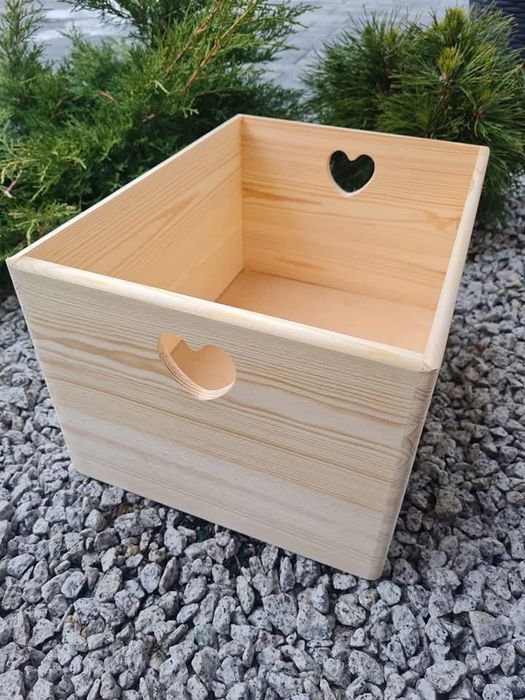 Pudełko z drewna duże