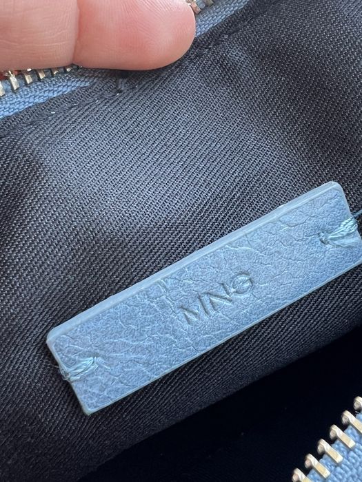 Сумка Mango блакитна