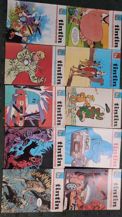 Lote 80 Revistas BD Tintin