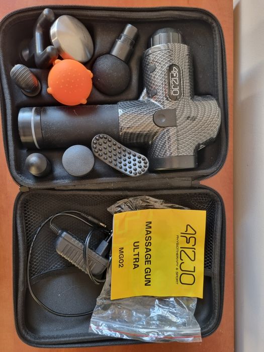 Pistolet do masażu 4 fizjo z pogrzewaną głowicą