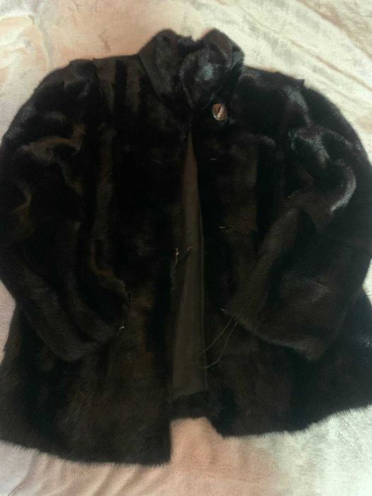 Норковая зимняя шуба